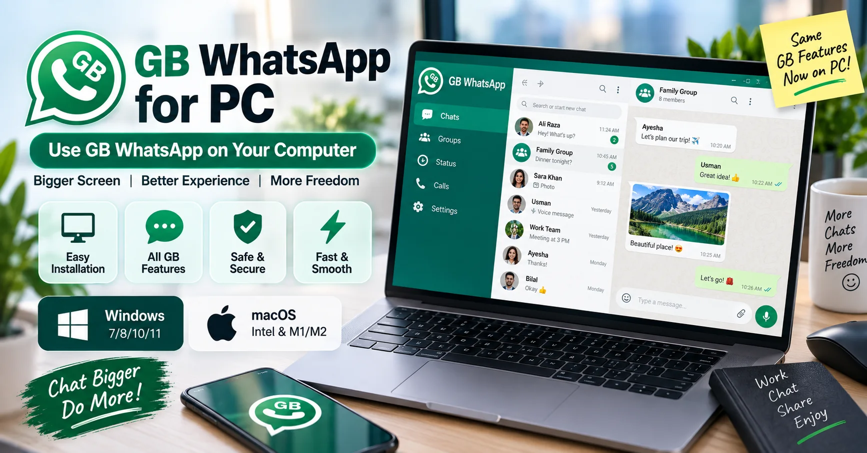 GB WhatsApp for PC